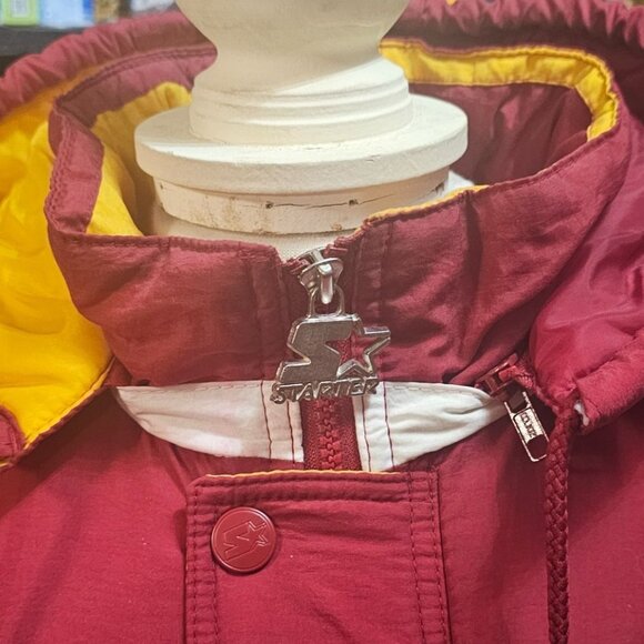 Mens 90's Vintage Florida State University Seminoles Starter Puffer Jacket Small - Picture 11 of 16